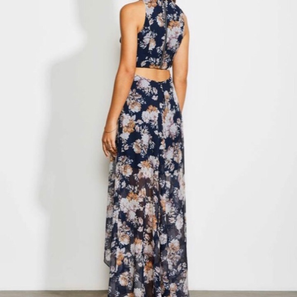 🛍Ali & Jay Floral Cutout Hi-lo Maxi Dress …